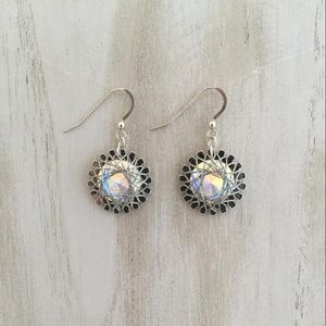 Swarovski Earrings, Dangle Earrings, Silver Earrin